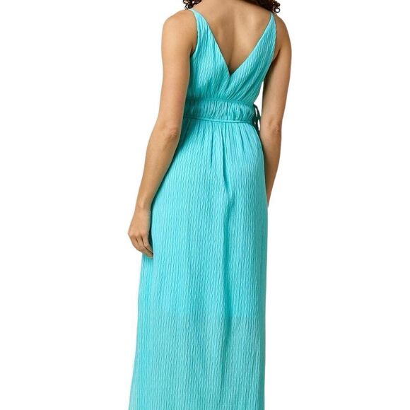 Zarr Collection‎ Aqua Strappy Maxi Dress -- 16 - Picture 3 of 15